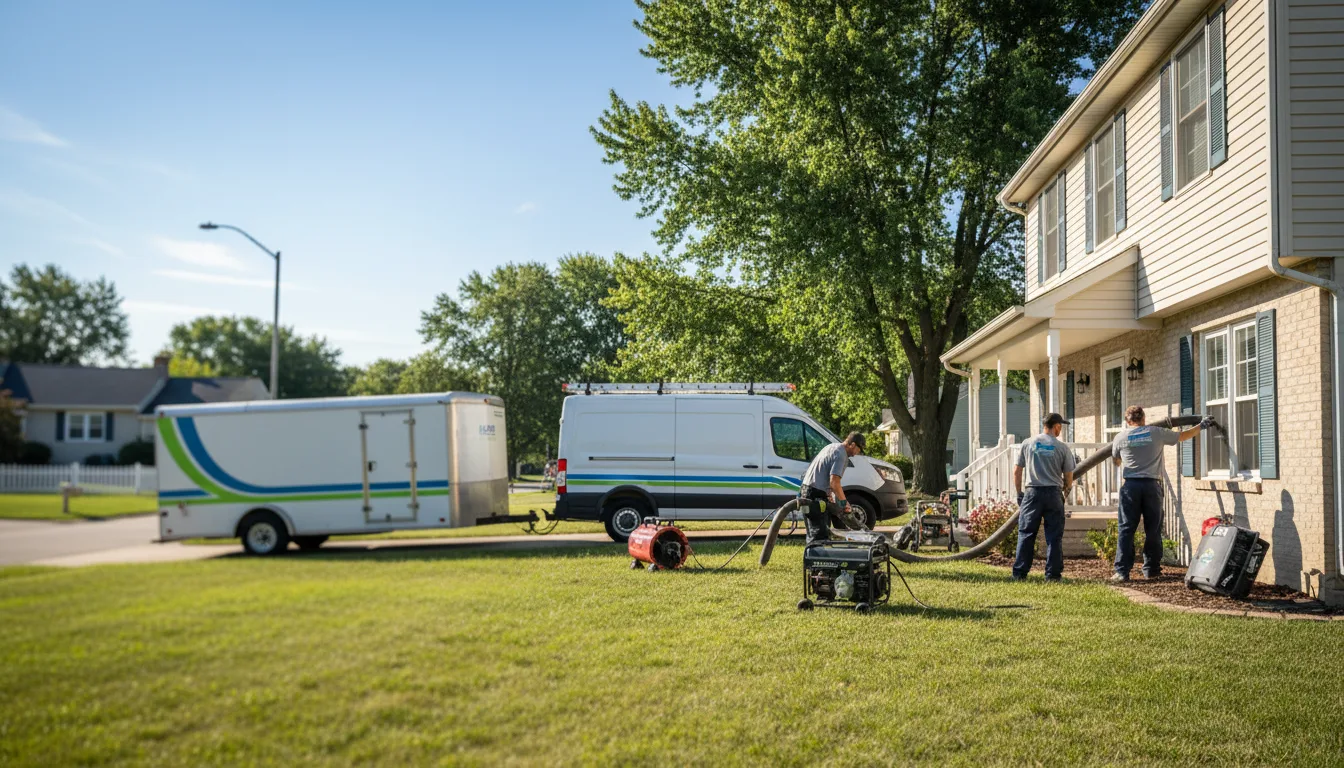 Flooded Basement Restoration And Cleanup With Repair in Fort Jennings, OH near me